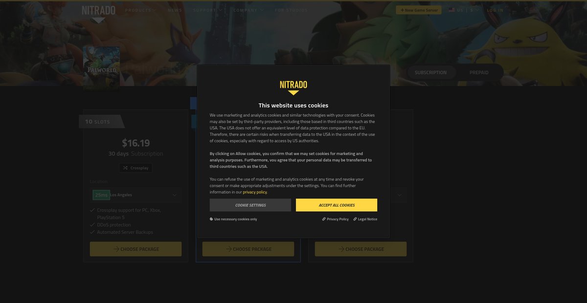 Palworld Server Hosting - PC, PS5 & Xbox Screenshot