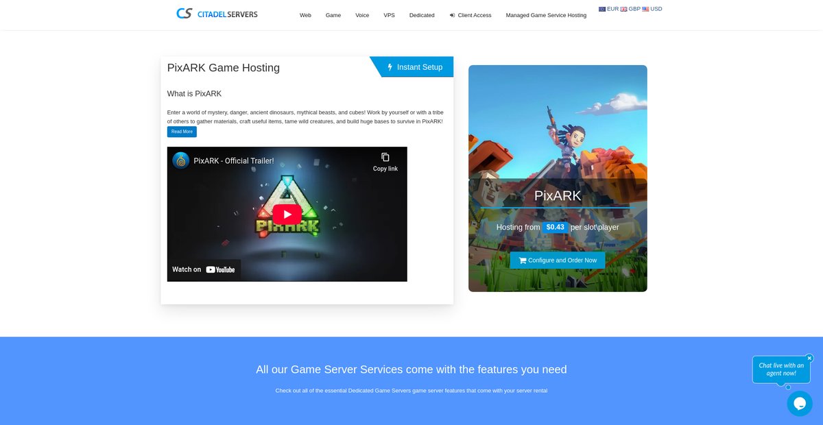 PixARK Game Server Hosting Screenshot
