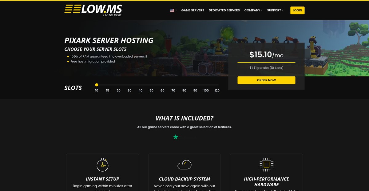 PixARK Server Hosting Screenshot