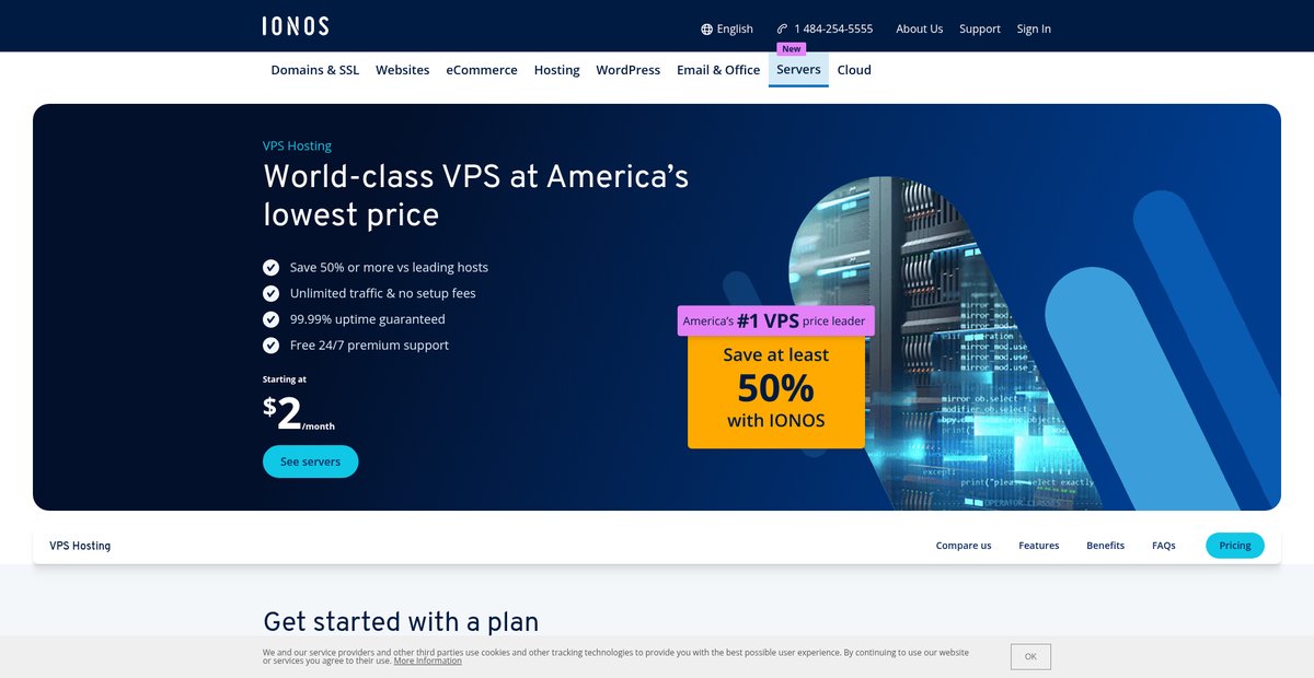 VPS Hosting Plans | Starting at $2/mo Screenshot