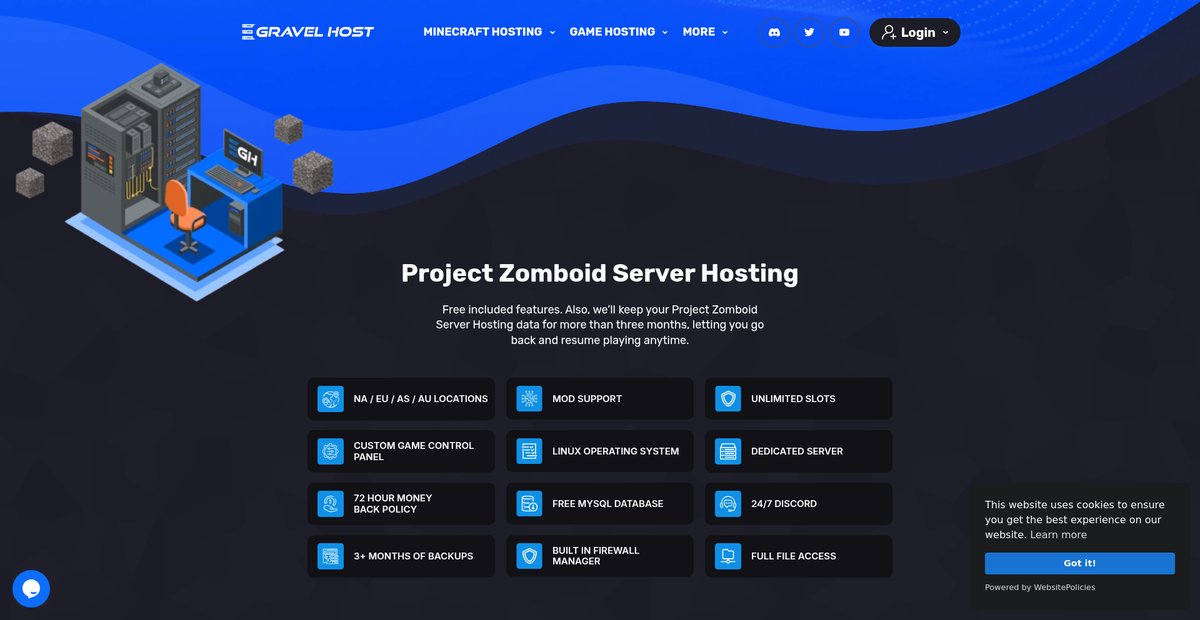 Project Zomboid Server Hosting Screenshot