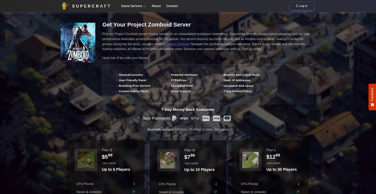 Project Zomboid Server Hosting | From $5.99 Screenshot