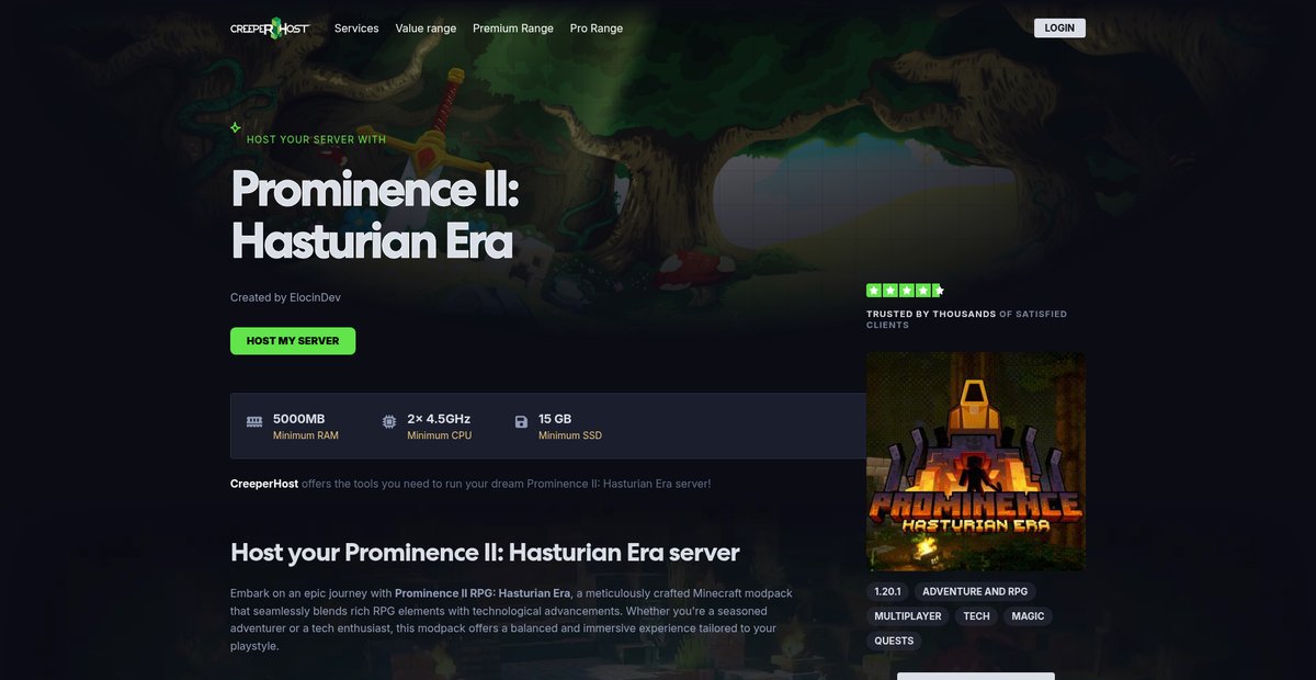 Prominence II: Hasturian Era Hosting Screenshot