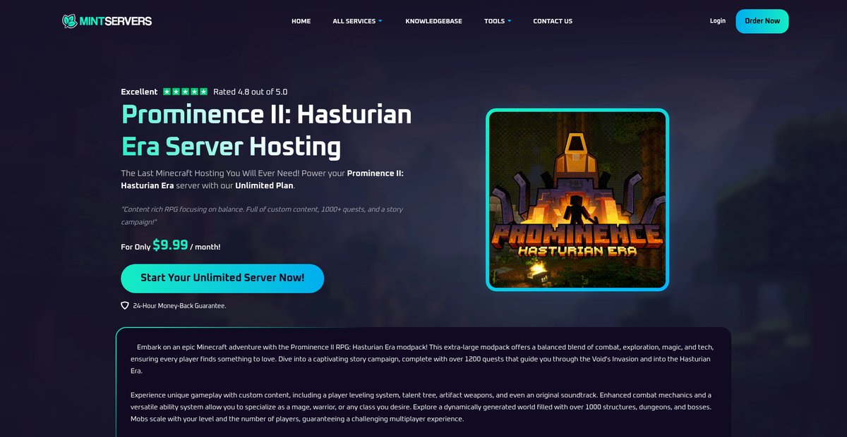 Prominence II: Hasturian Era Unlimited RAM Server Hosting Screenshot
