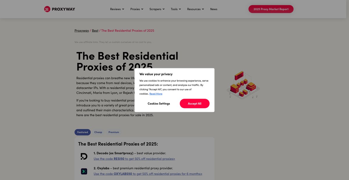 The Best Residential Proxies of 2025: Tested & Ranked Screenshot
