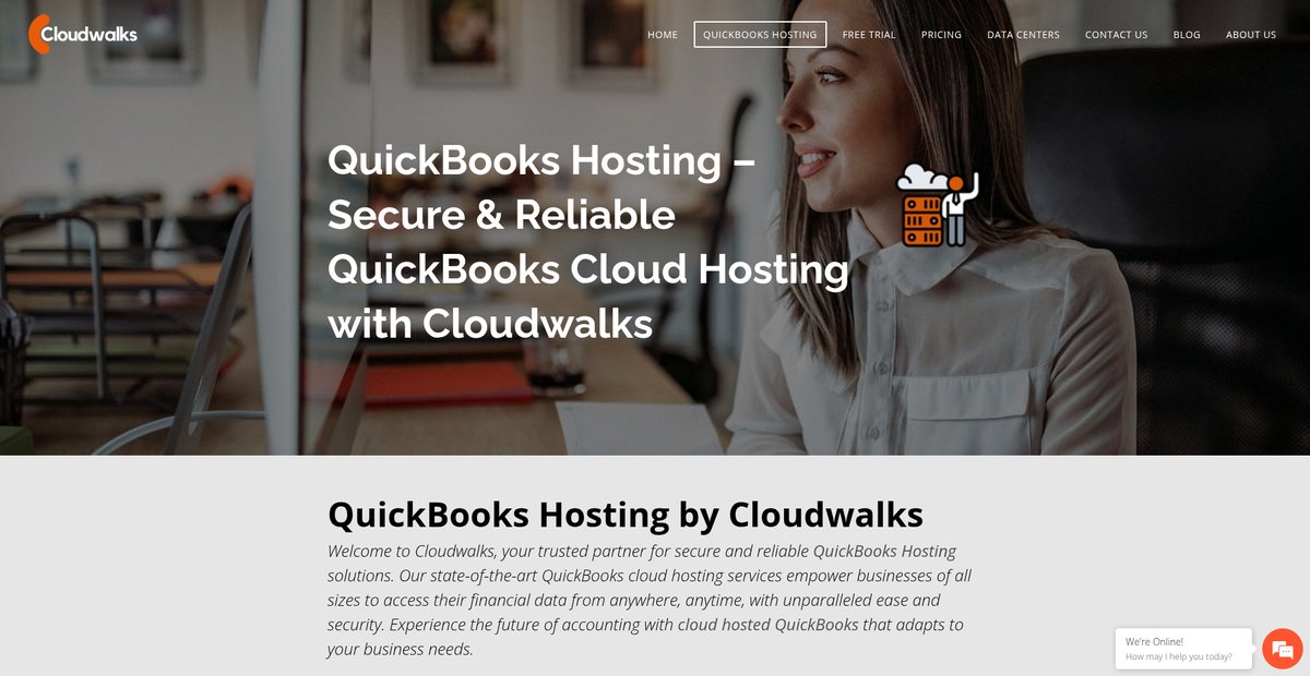 QuickBooks Hosting | QuickBooks in the Cloud Screenshot