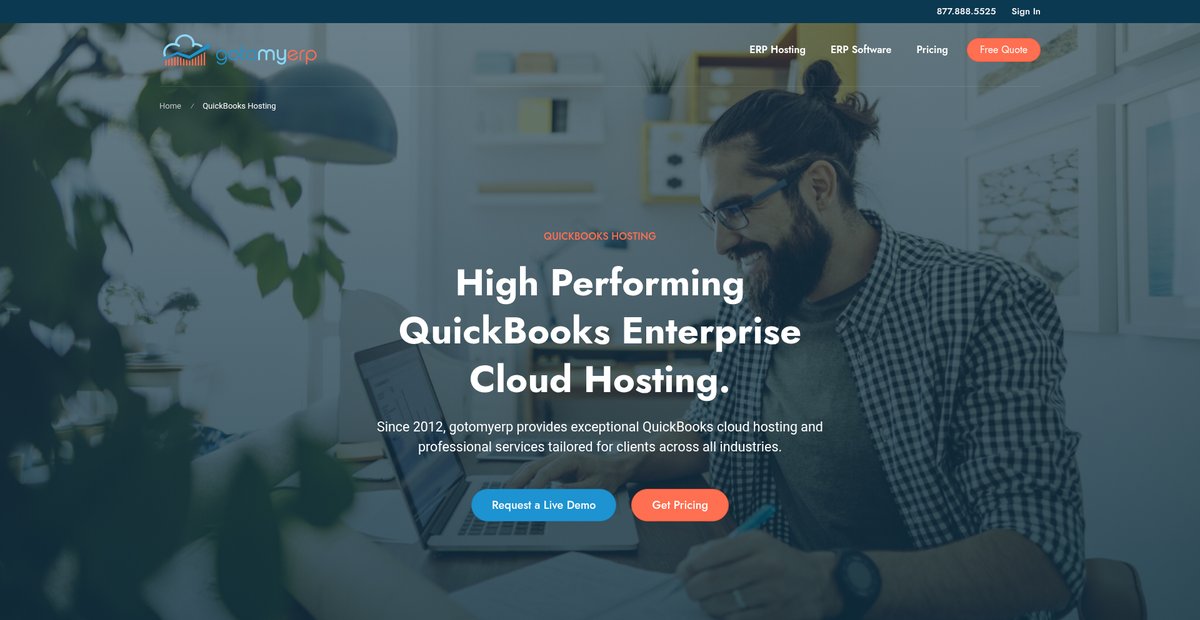Secure Cloud-Based Quickbooks Hosting Solutions Screenshot