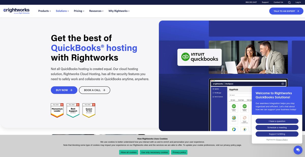 QuickBooks Hosting Screenshot
