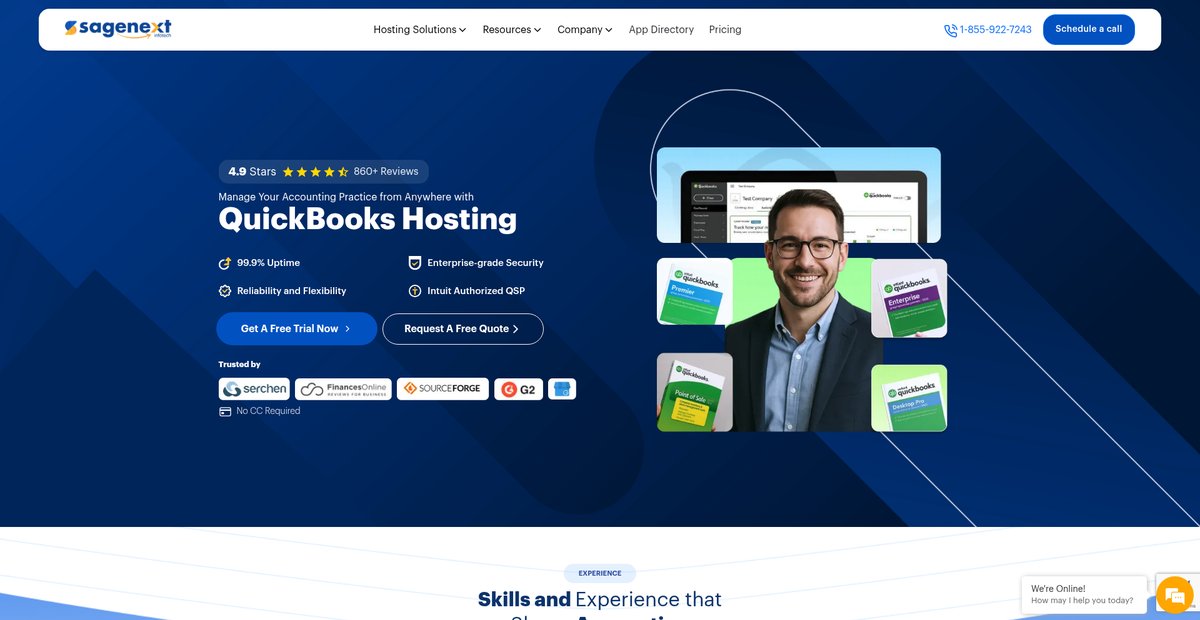 QuickBooks Cloud Hosting Provider | Secure Cloud Access Screenshot