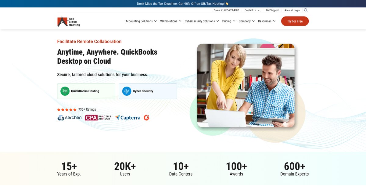 Ace Cloud Hosting - Best Cloud Hosting Solutions Provider Screenshot