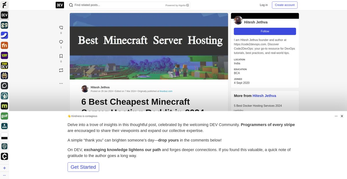 6 Best Cheapest Minecraft Server Hosting Reddit in 2024 Screenshot