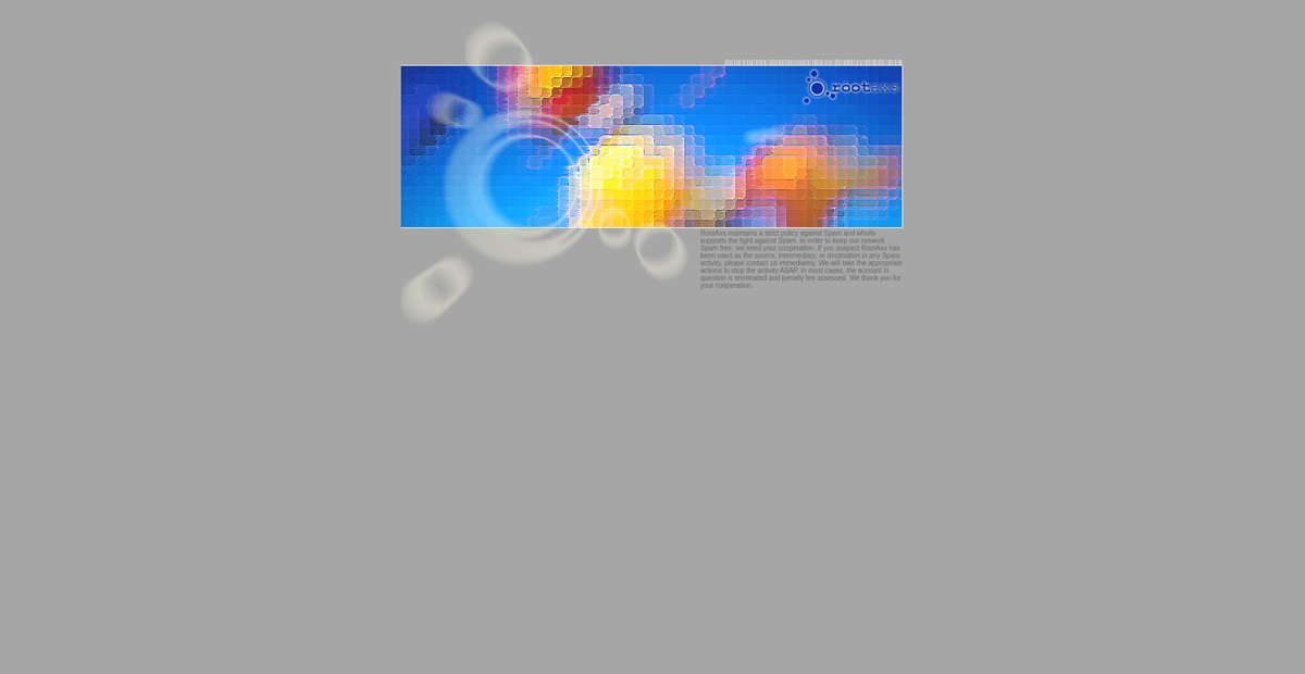 : welcome to the rootaxs website :: Screenshot