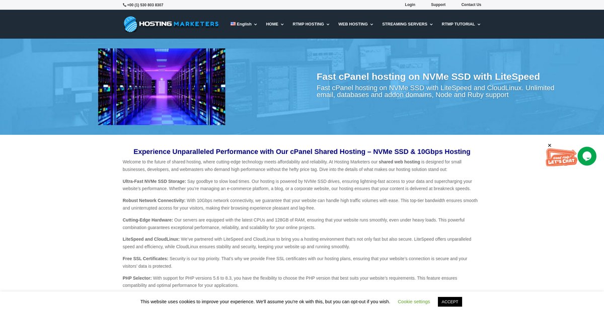 Hosting with Red5 | Red5 Hosting | Red5 RTMP Hosting Screenshot