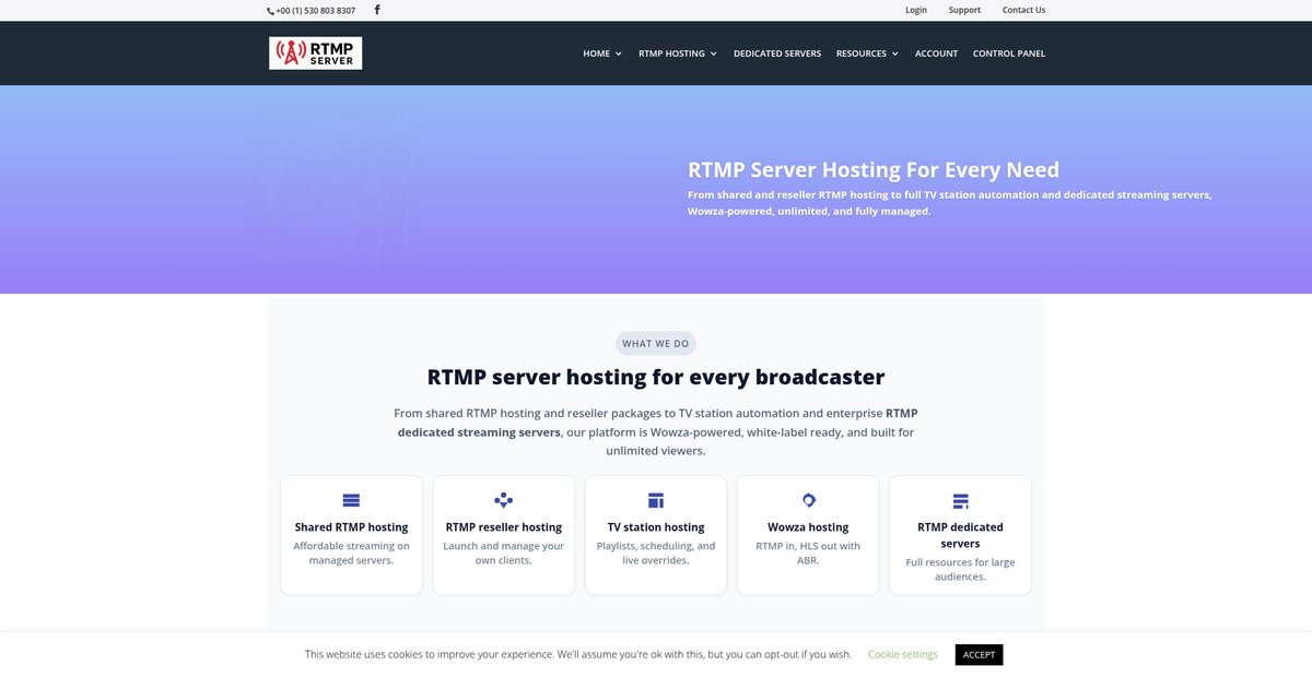 RTMP Server | RTMP to HLS And HTML5 Player Screenshot