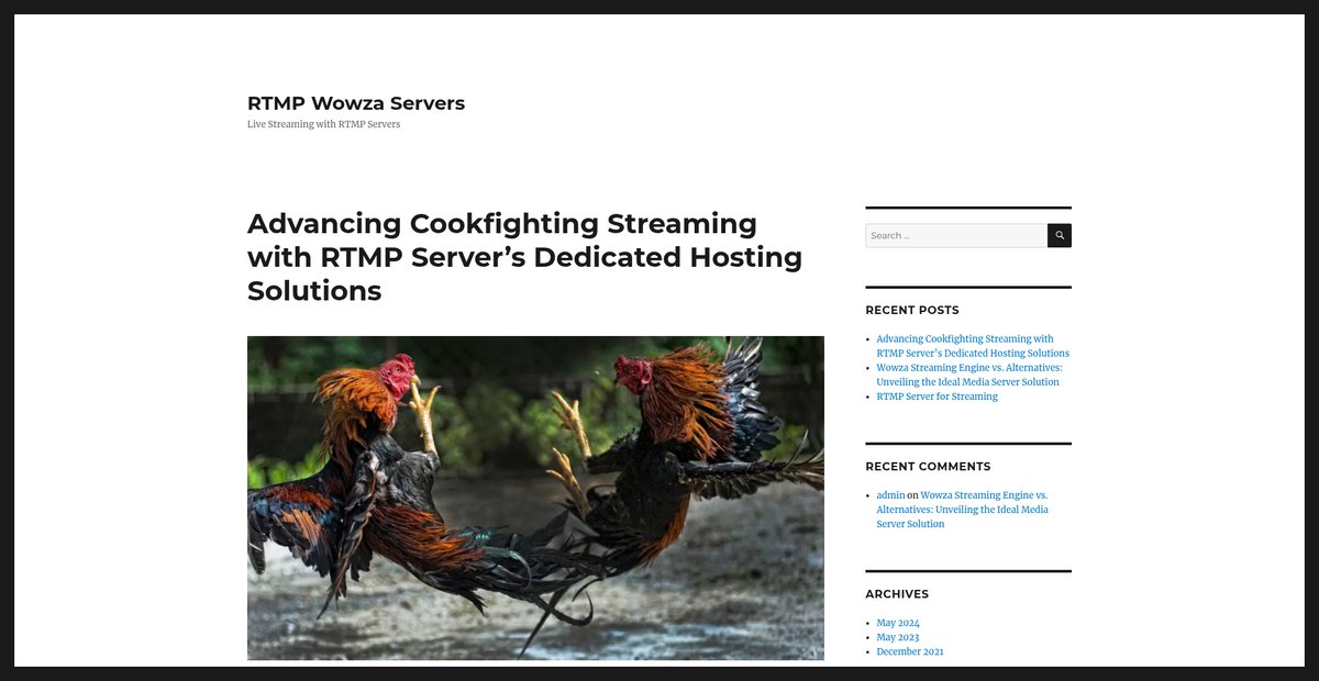 RTMP Wowza Servers - Live Streaming with RTMP Servers Screenshot