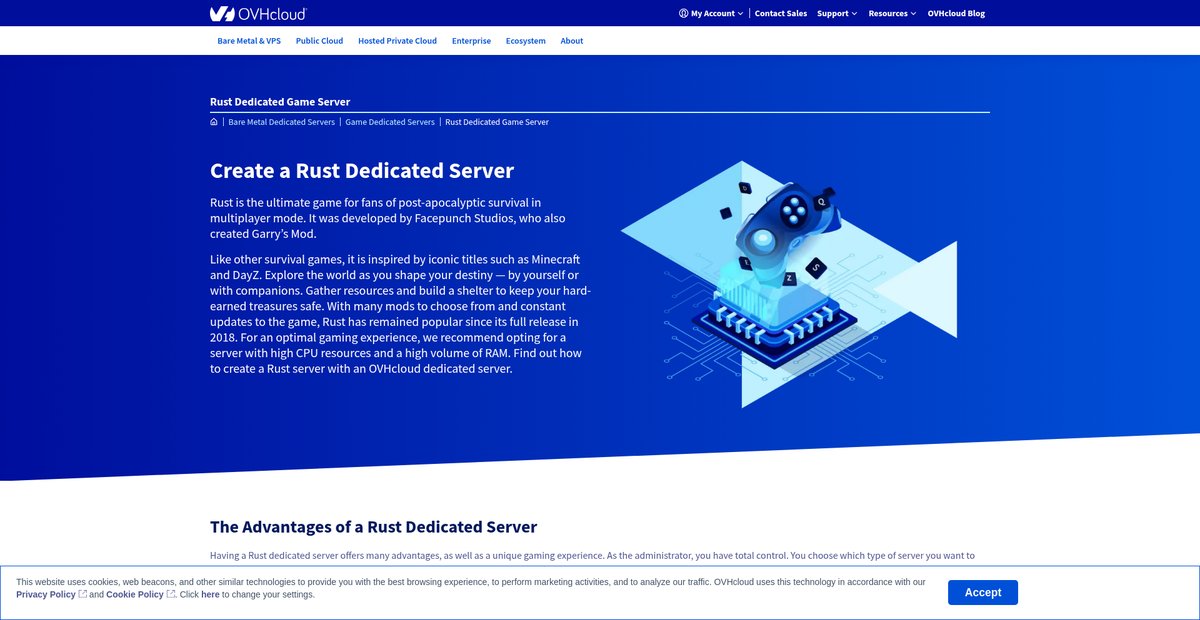 Rust Dedicated Game Server Screenshot