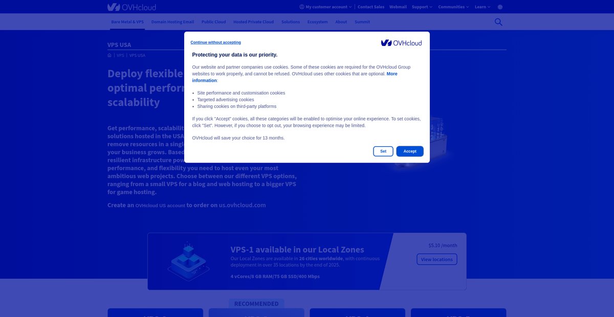 VPS USA Screenshot
