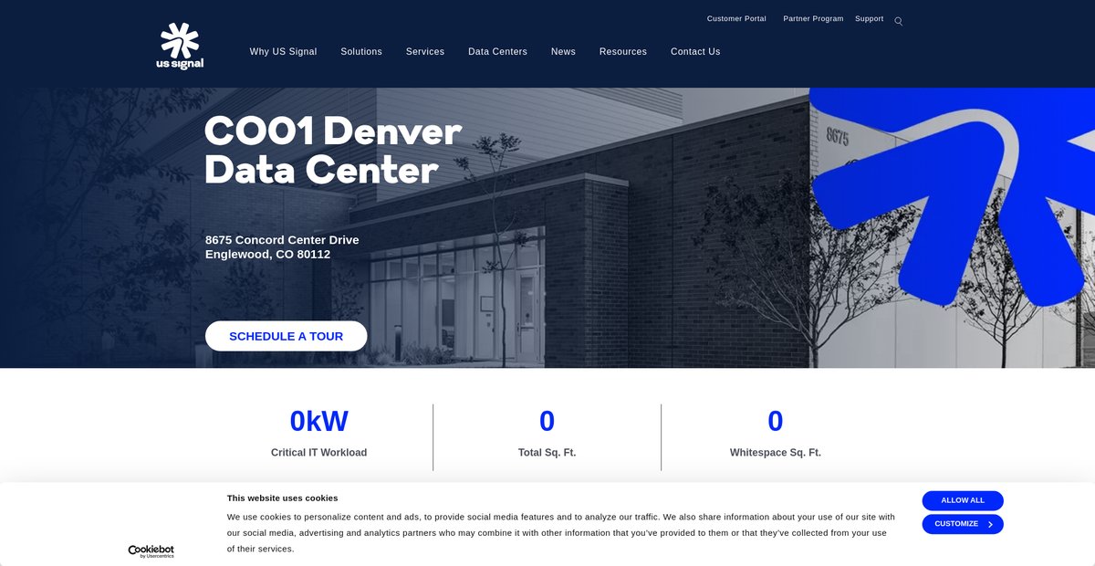 Denver Data Center: Secure Colocation Services in Colorado Screenshot