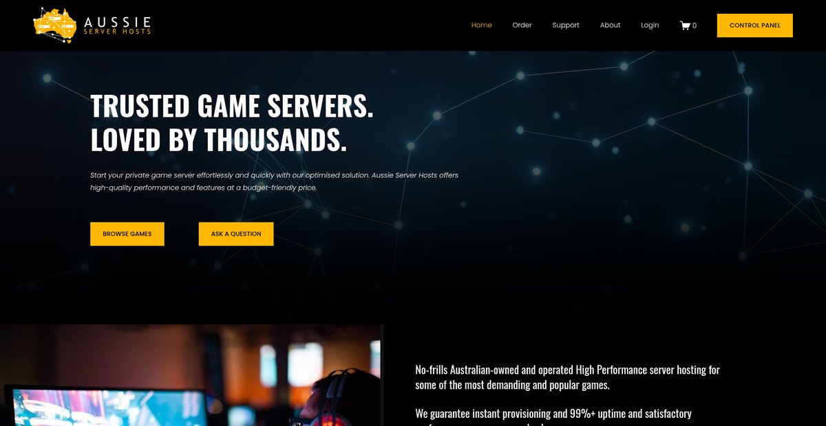 Aussie Server Hosts Screenshot