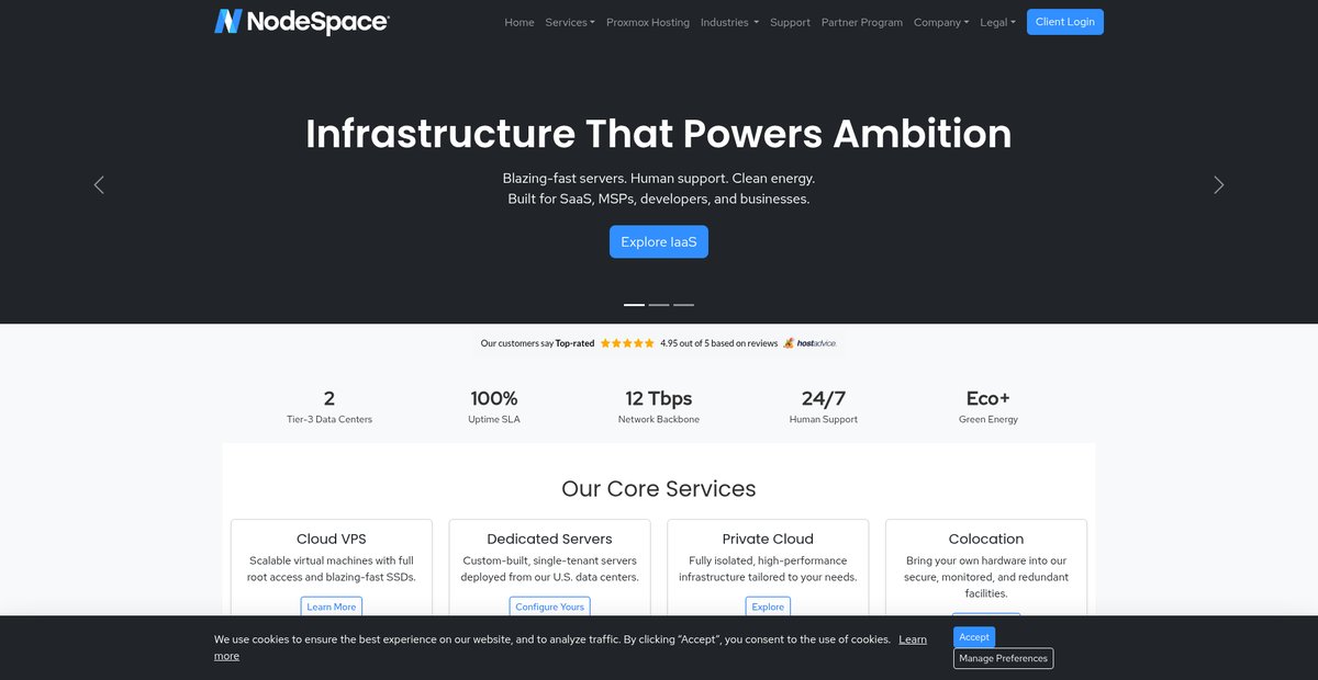 Affordable Web Hosting - Dedicated & VPS Servers Screenshot