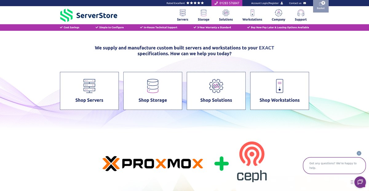 Server Store - Custom-Built Servers To Your Specification Screenshot