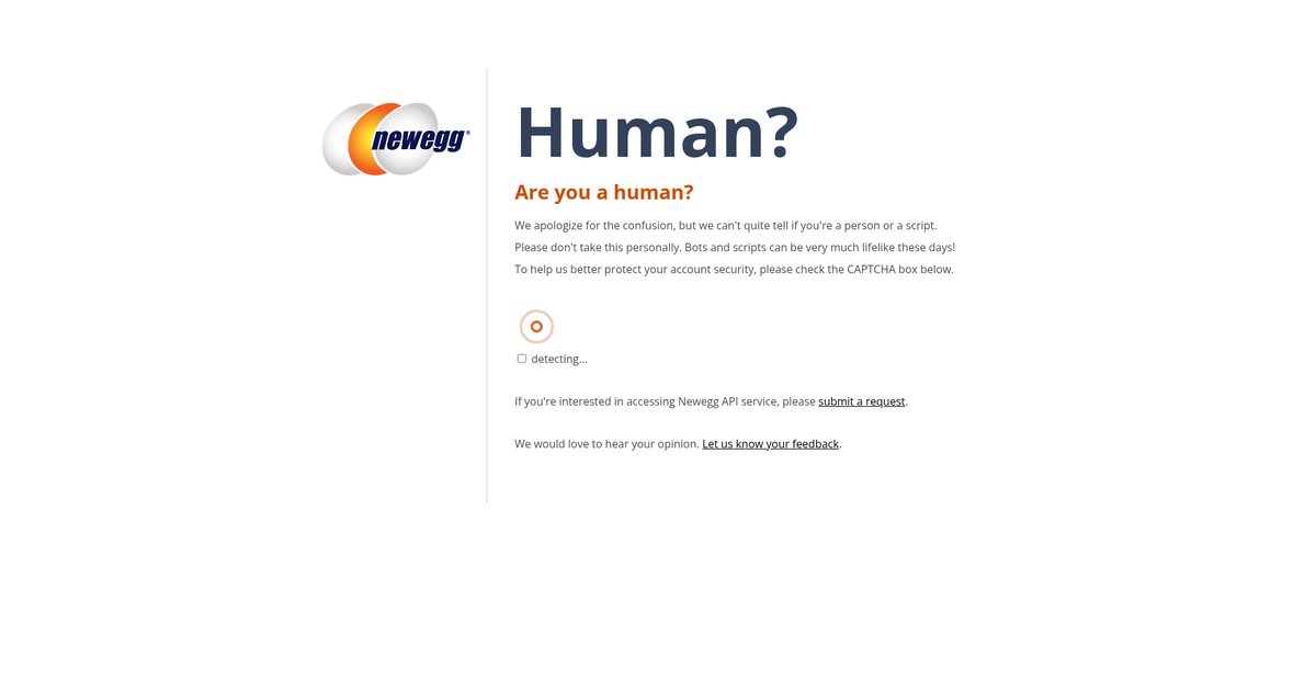 Are you a human? Screenshot