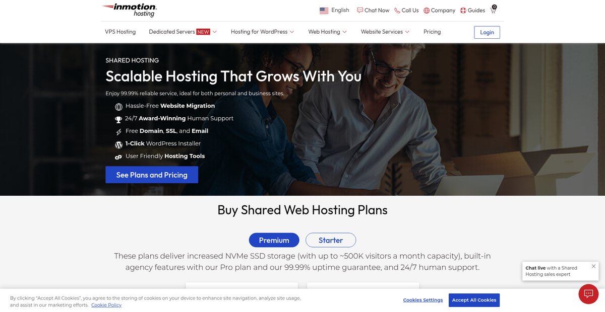 Best Shared Web Hosting 2025 Screenshot