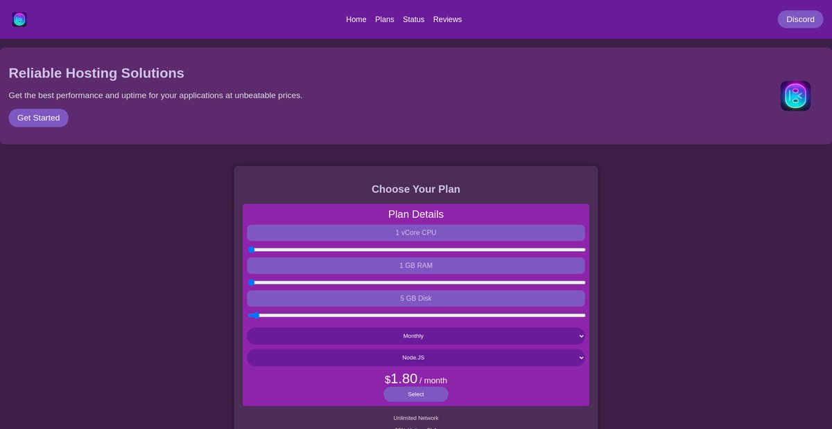 Uniplex Host - Cheap servers Screenshot
