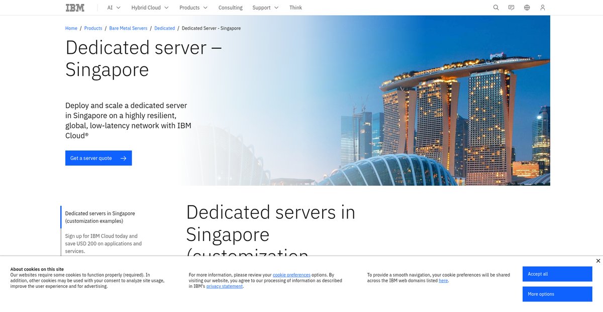 Dedicated Server - Singapore Screenshot