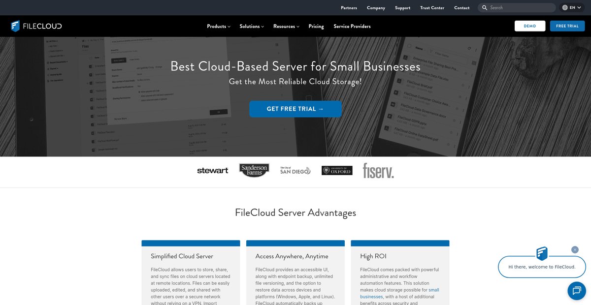 Best Cloud-Based Server for Small Businesses Screenshot