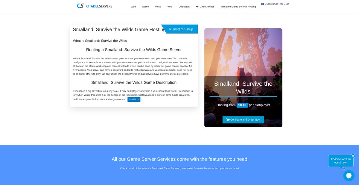 Smalland: Survive the Wilds Game Hosting Screenshot