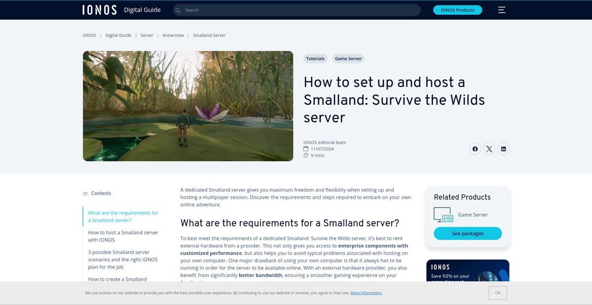 How to set up and host a Smalland: Survive the Wilds server Screenshot