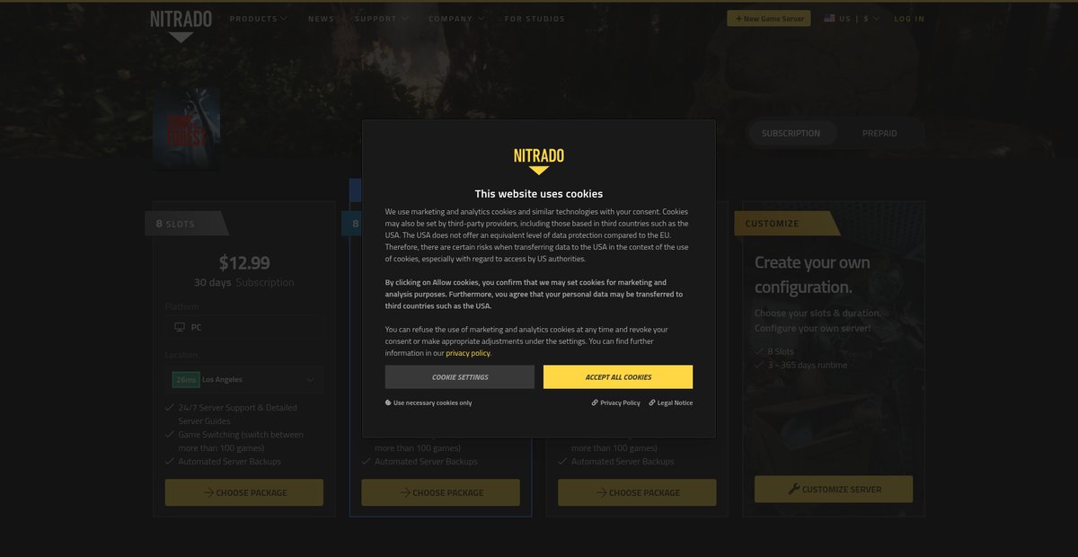Sons Of The Forest Server Hosting Screenshot