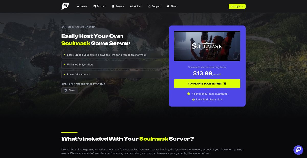 Soulmask Server Hosting - Game Host Bros Screenshot