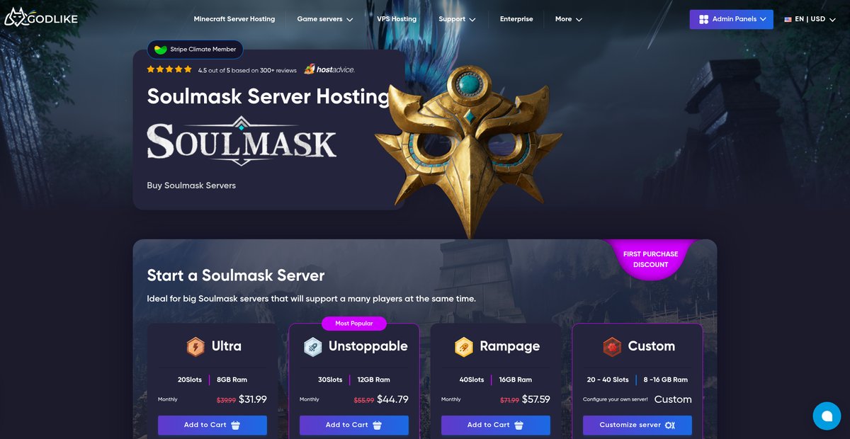 Best Soulmask Servers Hosting - Godlike Screenshot