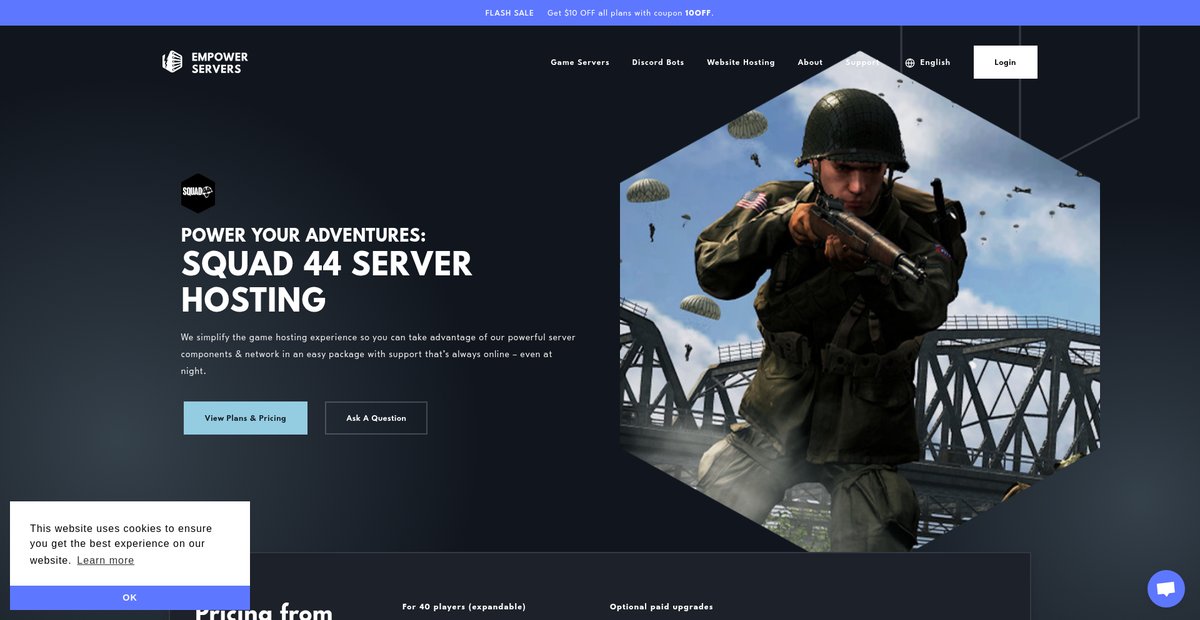 Squad 44 Server Hosting – Empower Servers Screenshot