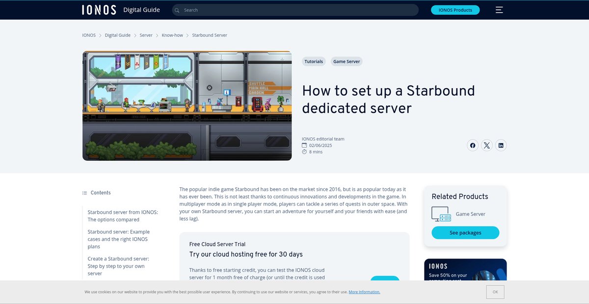 How to set up a Starbound dedicated server Screenshot
