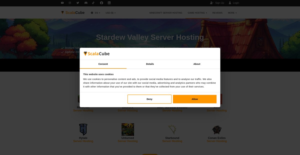 Stardew Valley Server Hosting Screenshot