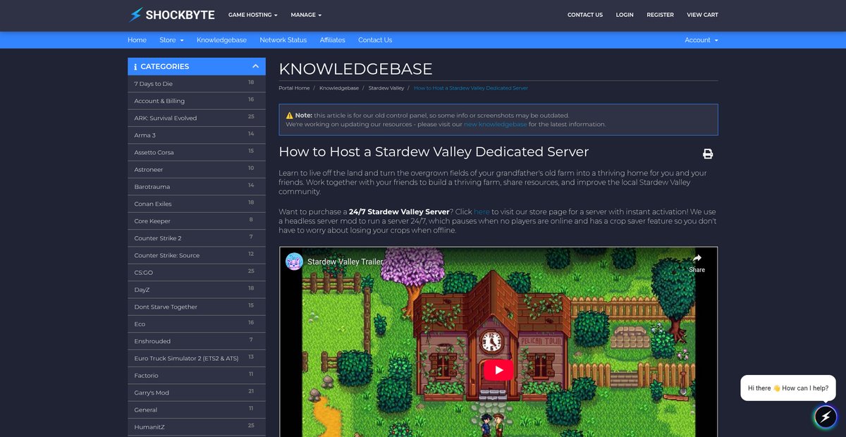 How to Host a Stardew Valley Dedicated Server Screenshot