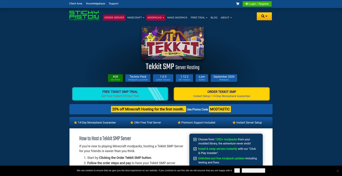 Technic : Tekkit SMP Server Hosting Screenshot