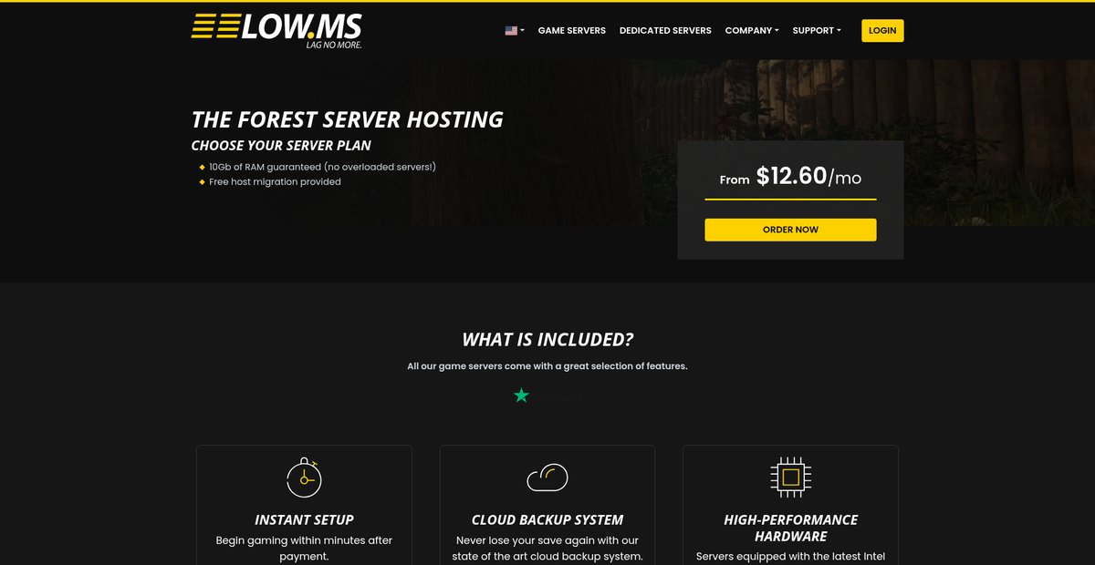 The Forest Server Hosting Screenshot