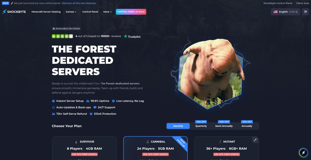 The Forest Dedicated Servers Screenshot