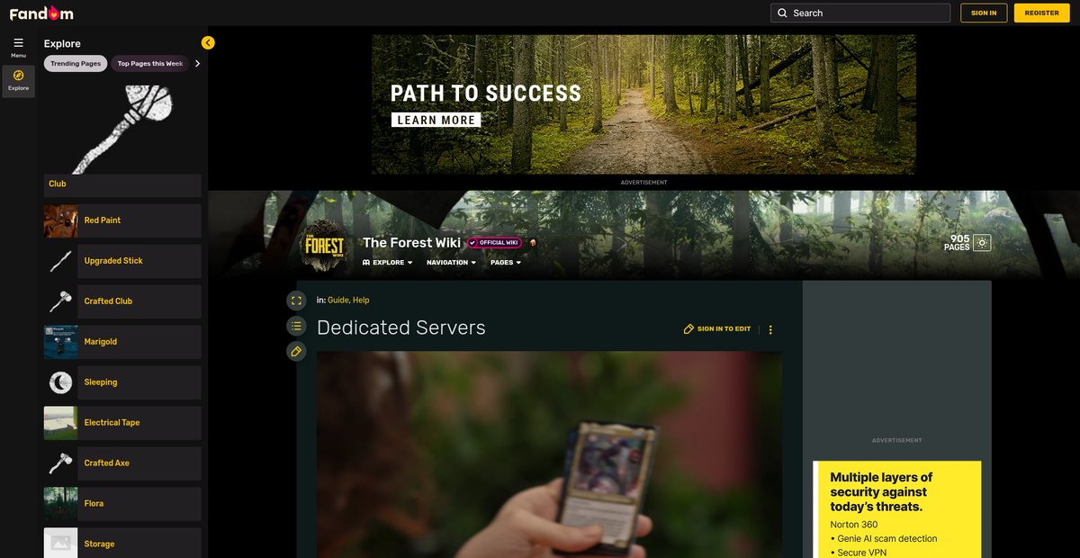 Dedicated Servers - Official The Forest Wiki Screenshot