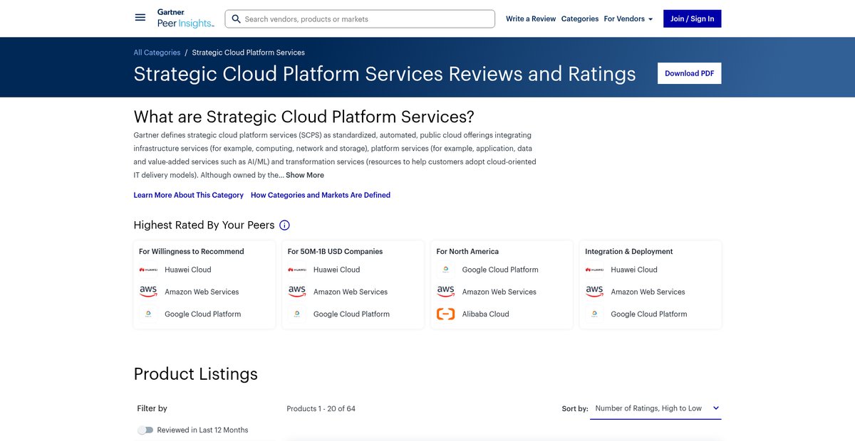 Best Strategic Cloud Platform Services Reviews 2025 Screenshot