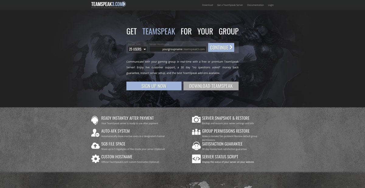 TeamSpeak3.com | TeamSpeak Server Hosting Screenshot