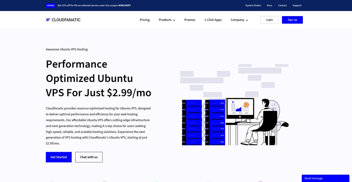 Ubuntu VPS Screenshot
