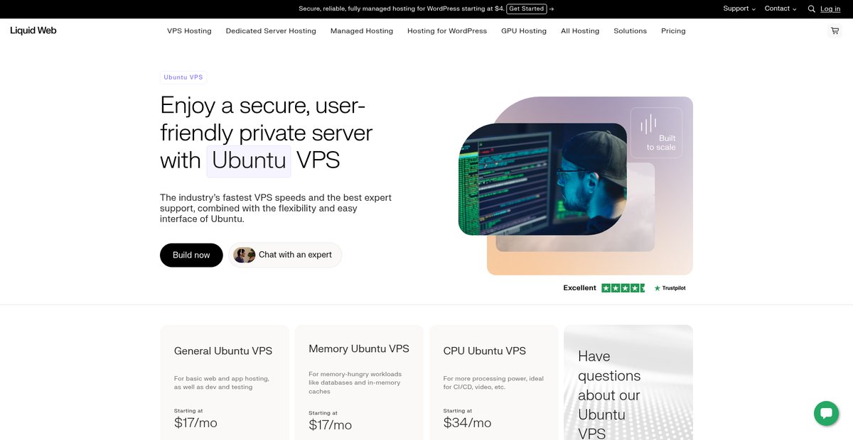 Ubuntu VPS: Best Prices, Best Speeds Screenshot