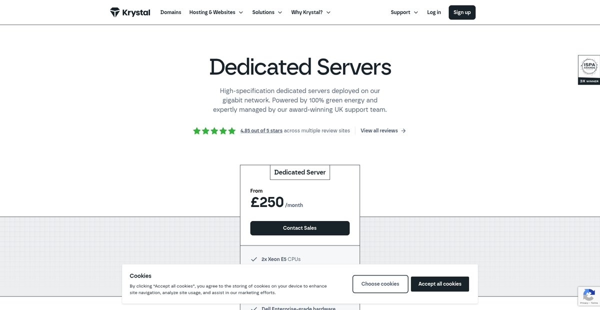 Dedicated Servers Screenshot