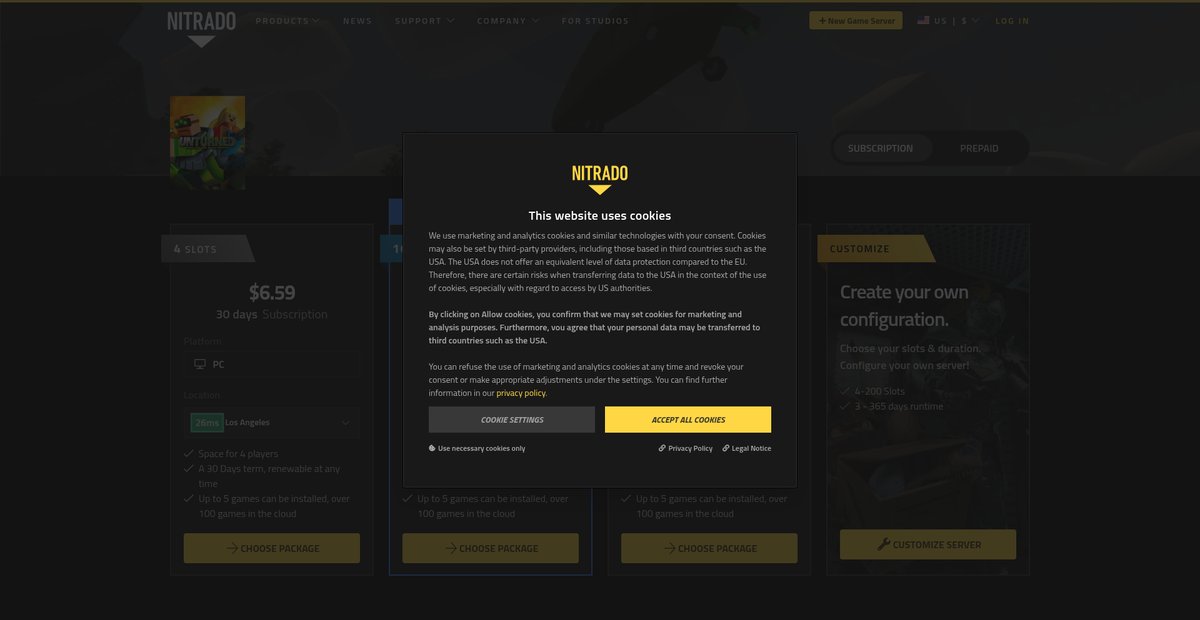 Unturned Server Hosting Screenshot