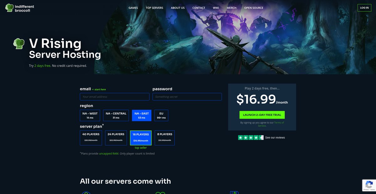 V Rising Server Hosting Screenshot